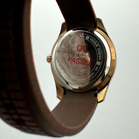 Men's Stainless Steel Analogue Watch,Round Dial, Water Resistant