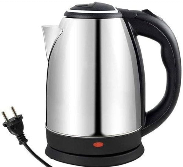 Electric Kettle – 2L Stainless Steel Body – 1500W Fast Boil Water Boiler – Automatic Heating – Portable Cordless Kitchen Appliance for Tea, Coffee & Daily Use