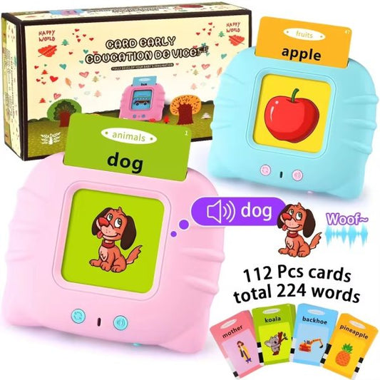 Talking Flash Cards for Kids | Preschool Early Educational Toys | English Learning Cards for Toddlers – Random Color – anaizacart.com