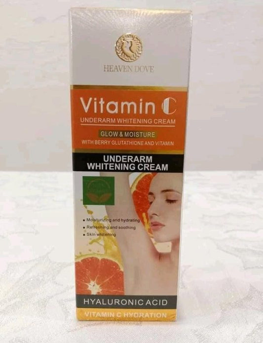 Underarm Whitening Cream – Skin Brightening & Dark Spot Removal Cream For Underarms, Elbows, Knees & Bikini Area – Gentle & Effective