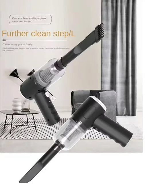 3-in-1 Portable Wireless Vacuum Cleaner – High Power Suction 16000Pa – Air Duster, Blower & Pump – Cordless Rechargeable Mini Vacuum for Laptop, Home, Car & Electronics