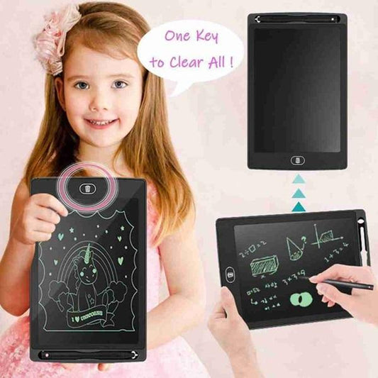 Girl's Plastic LCD Writing Tablet | Digital Drawing & Learning Pad With Erasable Screen – anaizacart.com
