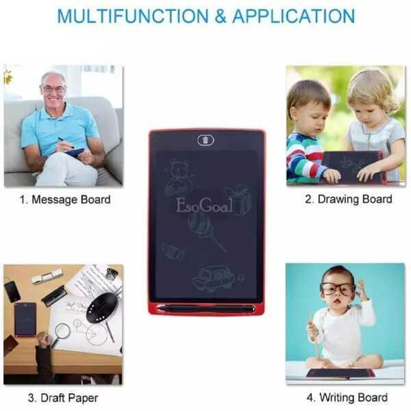 Girl's Plastic LCD Writing Tablet | Digital Drawing & Learning Pad With Erasable Screen – anaizacart.com
