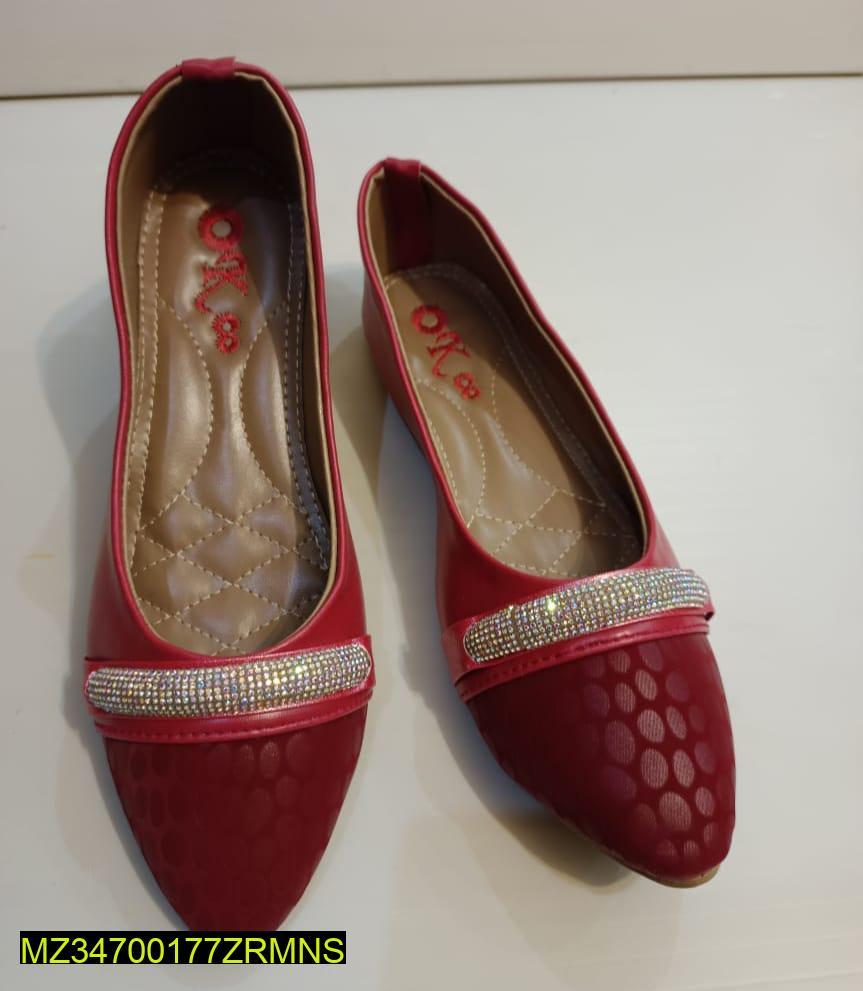 Women’s Comfortable Rexine Flats | Stylish Durable Ladies Flat Shoes for Casual & Daily Wear in Pakistan – anaizacart.com