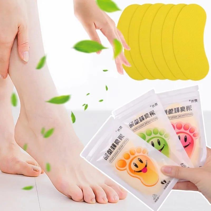 10 Pcs Shoes Odor Remover Deodorant Patch – Fresh Lemon Scent