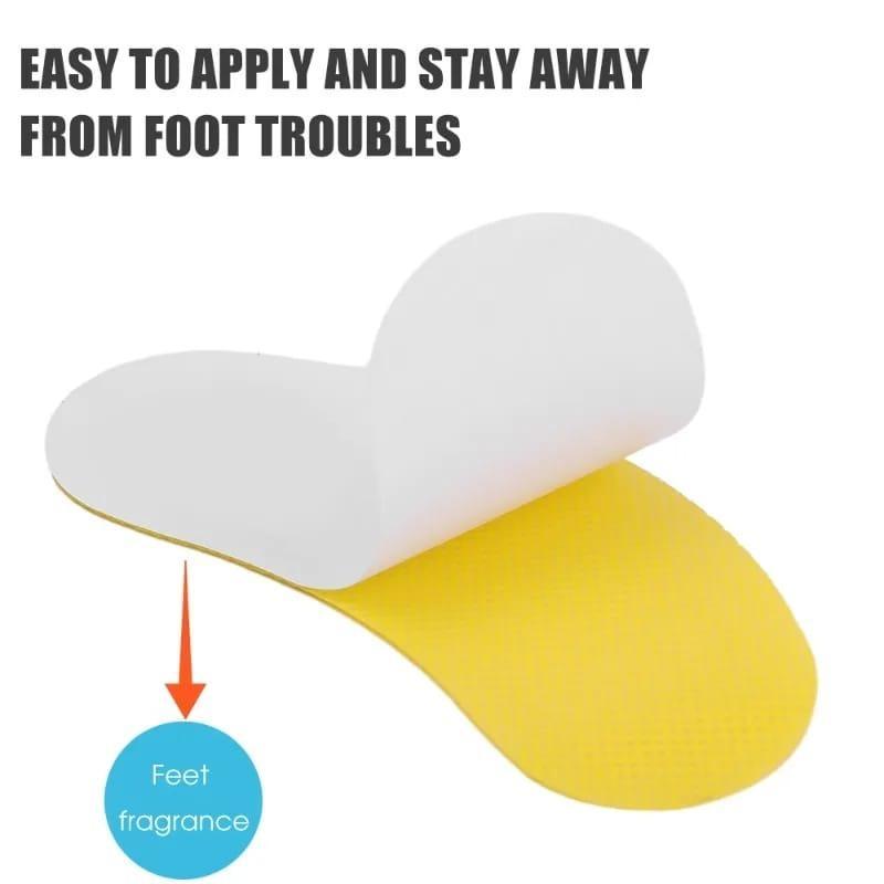 10 Pcs Shoes Odor Remover Deodorant Patch – Fresh Lemon Scent