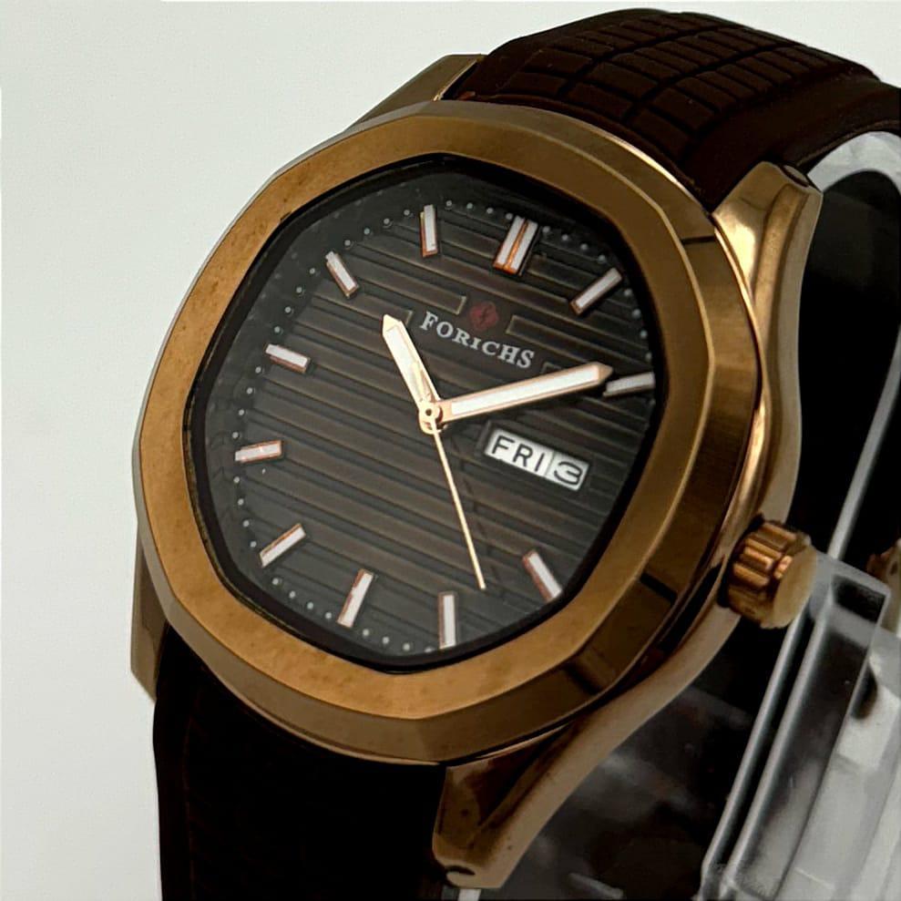 Men's Stainless Steel Analogue Watch,Round Dial, Water Resistant