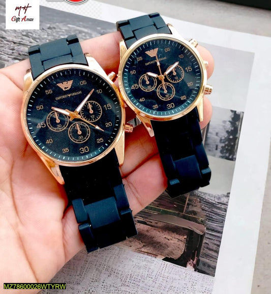 Men’s Classic Analogue Watch – Elegant Pair Set