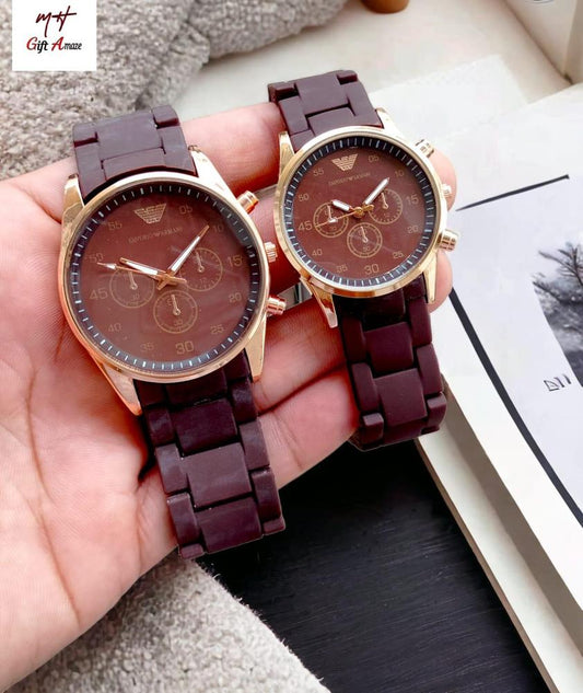Men’s Classic Analogue Watch – Elegant Pair Set