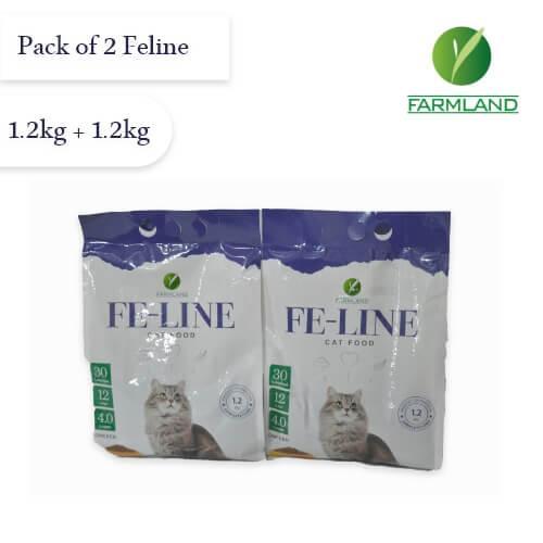 Feline Cat Food 1.2 Kg (Pack of 2) – Complete & Balanced Nutrition for Cats