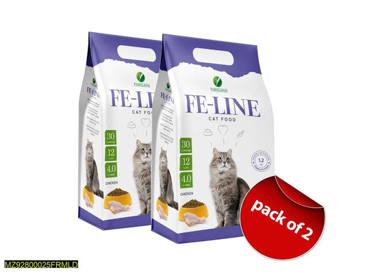 Feline Cat Food 1.2 Kg (Pack of 2) – Complete & Balanced Nutrition for Cats