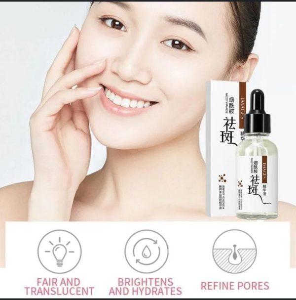 Freckle Removal Face Serum – 30ml Whitening & Hydrating Facial Serum For Dark Spots, Acne Marks, Pigmentation & Moisturizing Skin Care