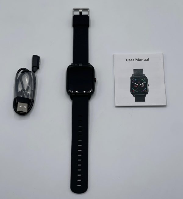 H20 Smartwatch Made In Dubai – Waterproof Fitness Tracker with Heart Rate,Sports Smartwatch,Blood Pressure & Sleep Monitor – Black, Touchscreen Smartwatch,Smartwatch for Men and Women