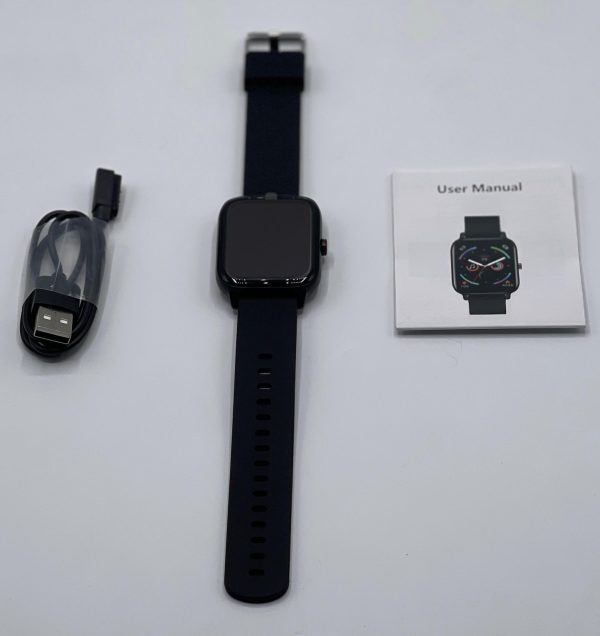 H20 Smartwatch Made In Dubai – Waterproof Fitness Tracker with Heart Rate,Sports Smartwatch,Blood Pressure & Sleep Monitor – Black, Touchscreen Smartwatch,Smartwatch for Men and Women