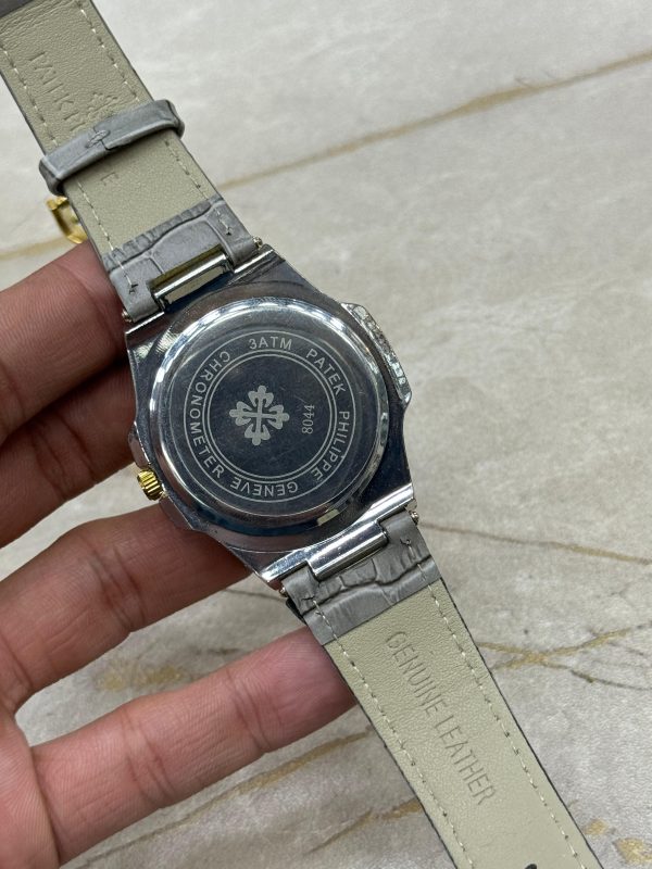 Patek Philippe Nautilus 8044 | Grey Gold Luxury Watch | 3ATM Water Resistant (No Box)