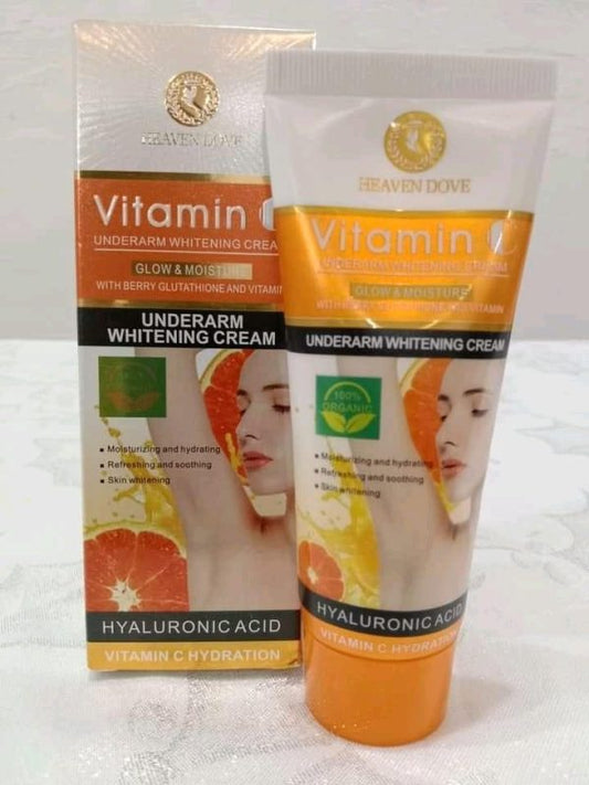 Underarm Whitening Cream – Skin Brightening & Dark Spot Removal Cream For Underarms, Elbows, Knees & Bikini Area – Gentle & Effective